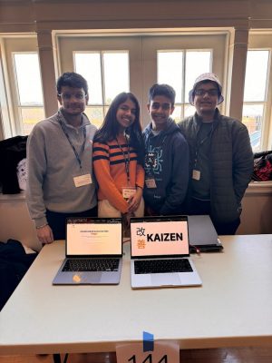 (From left) Shrihari Maheshwari, Vaishnavi V., Shubham Laxmikant Deshmukh, and Aniket Hirpara.