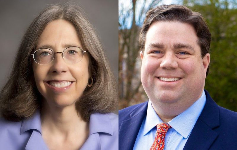 (Left) Karen Hult. (Right) Cayce Myers. Photos courtesy Virginia Tech.