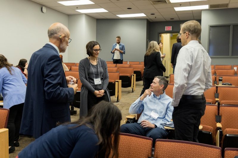 Talbot Symposium Participants at the annual Talbot Veterinary Informatics Symposium at the veterinary college.