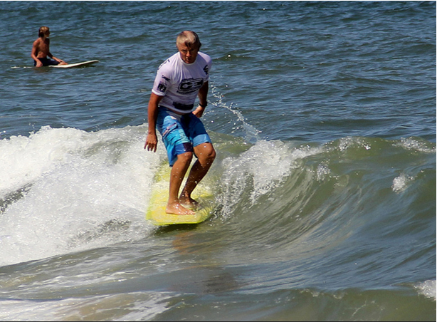 person on surf board