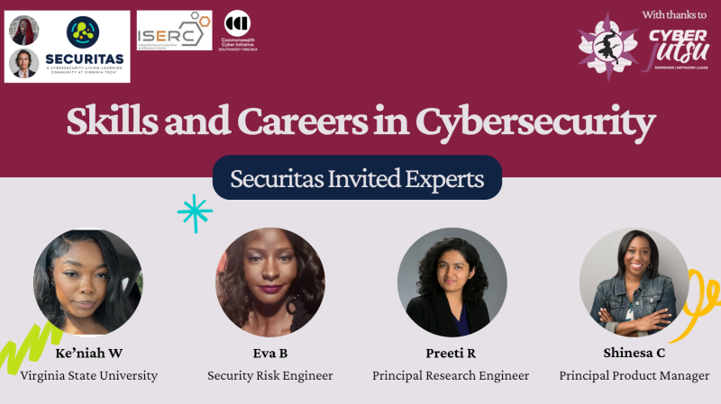 Cybersecurity Panel flyer