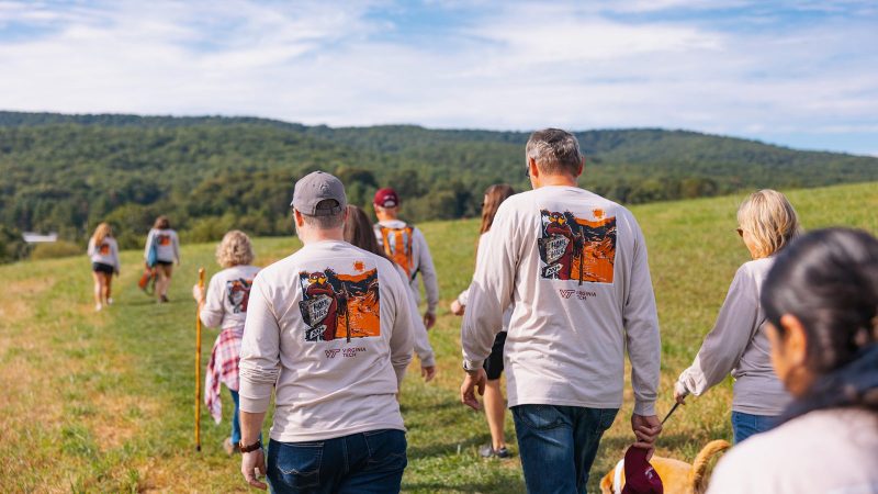 People on a hike