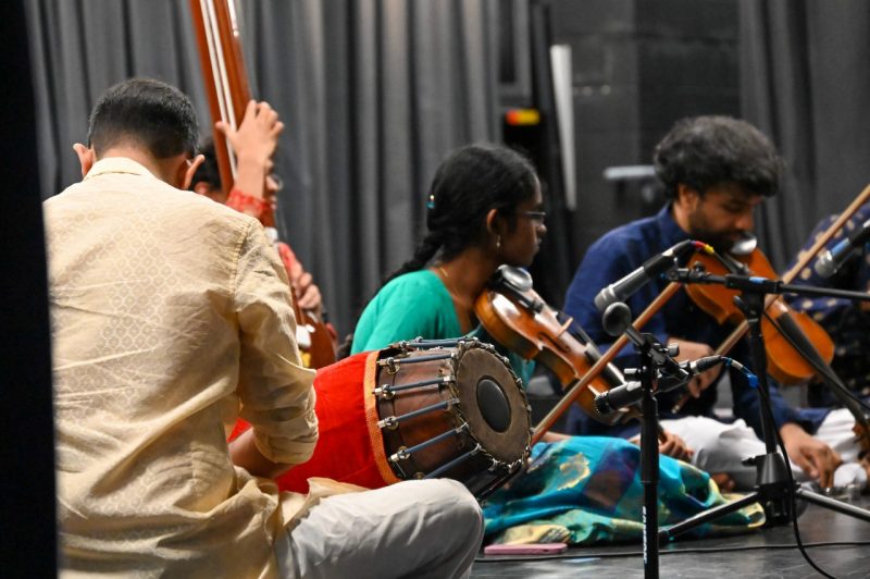 Instrumental musical performances by Swomiya Naragyan and Kamalakiran Vinjamuri.