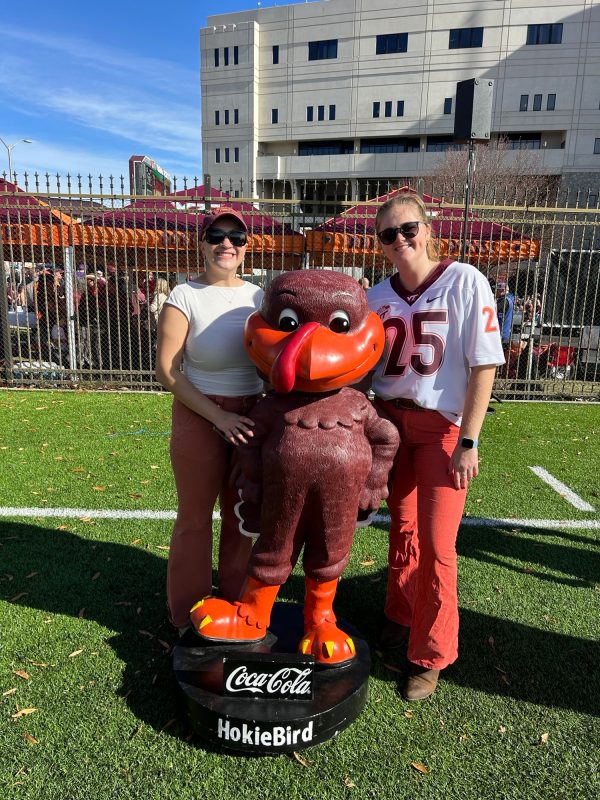 Silberberg and Hokie Bird Silberberg and Hokie Bird