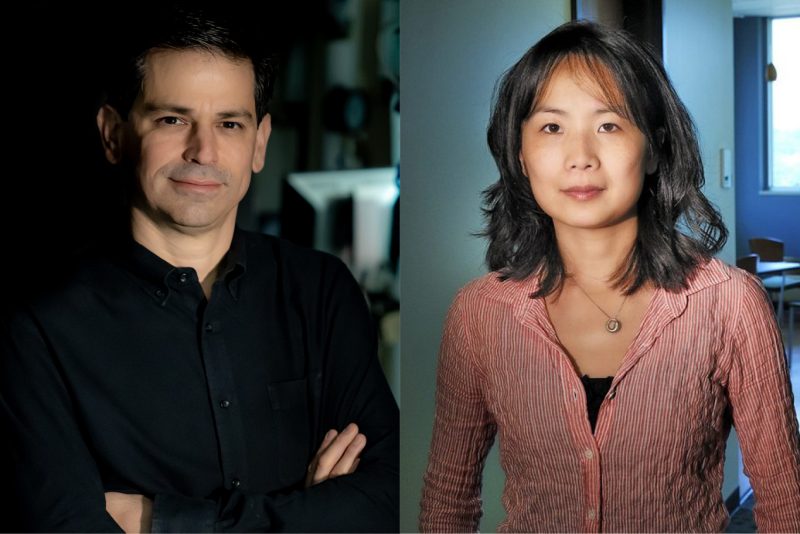 Professors Brooks Casas and Pearl Chiu