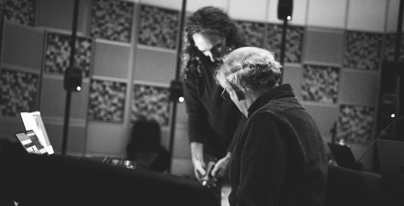 Eric Lyon prepares for "ICAT at CIRMMT" concert at McGill University in Montreal. Photo courtesy of Super Club Video.