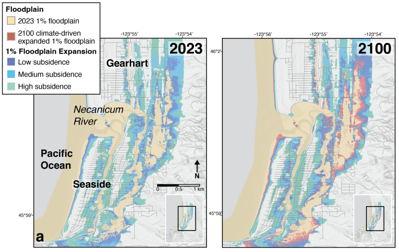 screenshot_2025 This image shows two maps demonstrating the expansion of the floodplains indicated in the first image in the second map.
