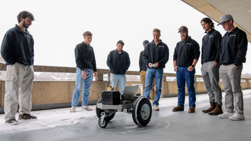 February 19th, 2025 - The AutoNav team is one of six specialized design teams within the Competetive Robotics Organization at Virginia Tech (VT CRO). The interdisciplinary team aims to create a small self-driving vehicle to compete in the Intelligent Ground Vehicle Competition.