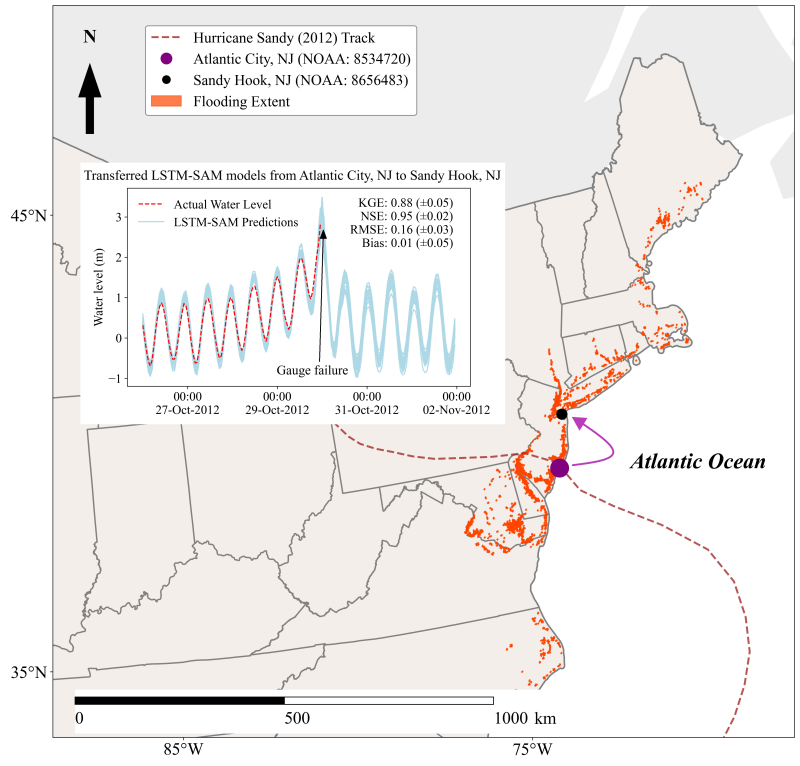AIによる洪水予測技術の開発（Researchers use deep learning to predict flooding this hurricane season）