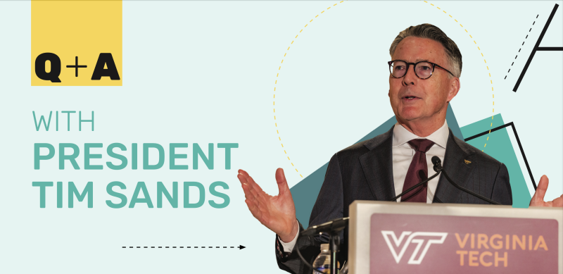 Q&A with president Sands