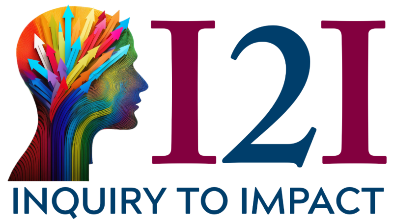 A multicolored head silhouette next to the letters I2I.